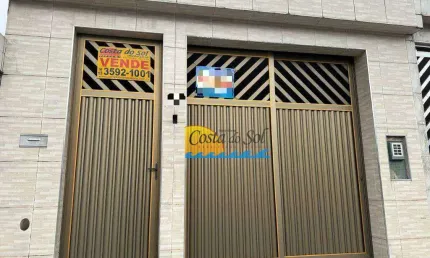Casa com 3 dormitórios à venda por R$ 295.000,00 - Parque das Bandeiras - São Vicente/SP
