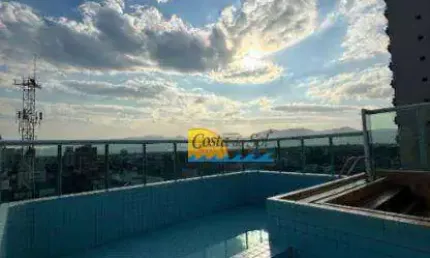 Apartamento com 1 dormitório à venda, 38 m² por r$ 266.000,00 - aviação - praia grande/sp