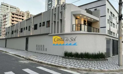 Sobrado com 2 dormitórios à venda, 52 m² por r$ 380.000,00 - tupi - praia grande/sp