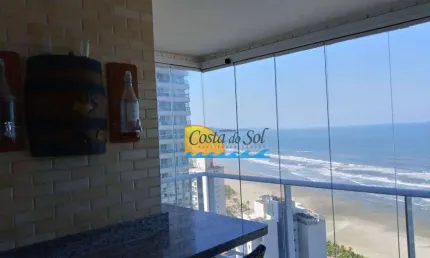 Apartamento com 2 dormitórios à venda, 69 m² por r$ 700.000,00 - mirim - praia grande/sp