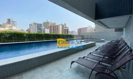 Apartamento com 2 dormitórios à venda, 76 m² por r$ 790.000,00 - boqueirão - praia grande/sp
