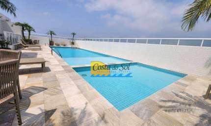 Apartamento com 3 dormitórios à venda, 90 m² por R$ 1.092.000,00 - Boqueirão - Santos/SP