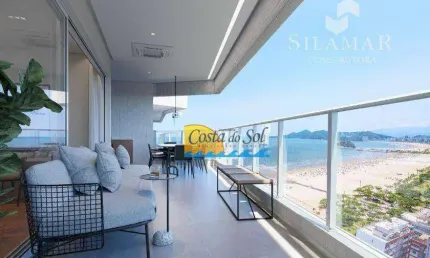 Apartamento com 4 dormitórios à venda, 433 m² por R$ 8.240.000,00 - Gonzaga - Santos/SP