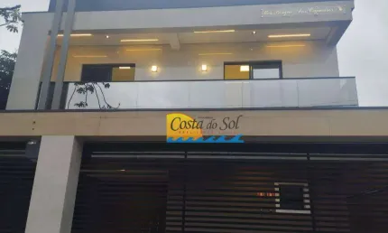 Casa com 2 dormitórios à venda, 74 m² por r$ 415.000,00 - mirim - praia grande/sp