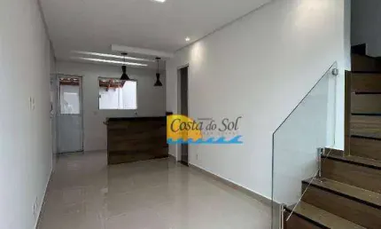 Sobrado com 2 dormitórios à venda, 53 m² - Maracanã - Praia Grande/SP