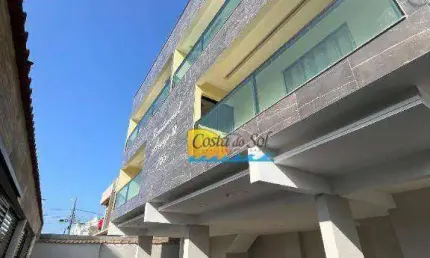 Casa de condominio no litoral com 2 dormitórios à venda, 68 m² por R$ 335.000 - Caiçara - Praia Grande/SP