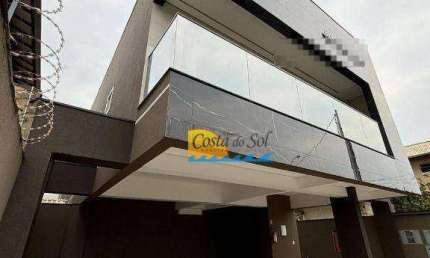 Sobrado com 2 dormitórios à venda, 56 m² por R$ 380.000,00 - Mirim - Praia Grande/SP