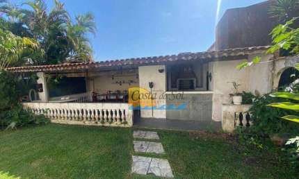 Casa com 4 dormitórios para alugar - Boqueirão - Praia Grande/SP