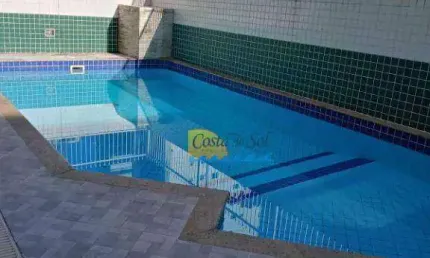 Apartamento com 2 dormitórios para alugar, 84 m² - Vila Guilhermina - Praia Grande/SP