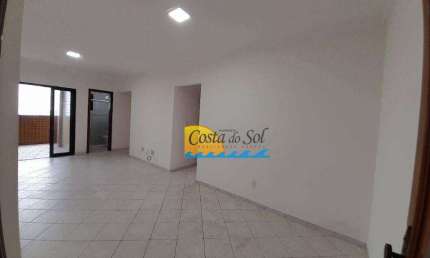 Apartamento com 3 dormitórios para alugar, 86 m² por R$ 4.500,00 - Vila Guilhermina - Praia Grande/SP