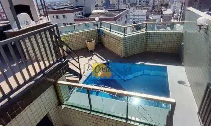 Cobertura com 2 dormitórios à venda, 179 m² por R$ 750.000,00 - Canto do Forte - Praia Grande/SP