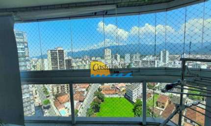 Apartamento com 3 dormitórios à venda, 160 m² por R$ 901.000,00 - Vila Caiçara - Praia Grande/SP