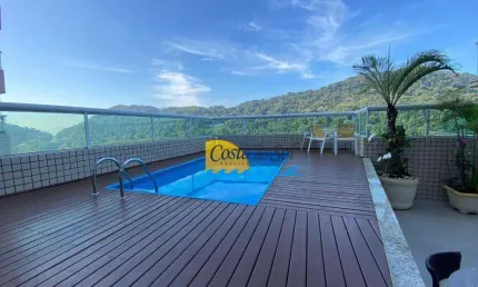 Cobertura com 3 dormitórios à venda, 150 m² por R$ 2.400.000,00 - Canto do Forte - Praia Grande/SP