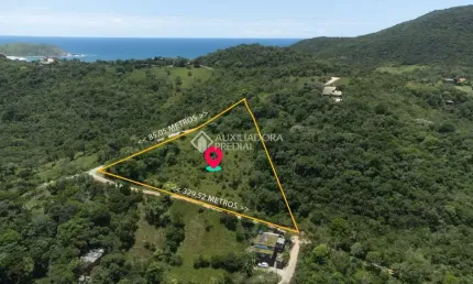 Terreno à venda na caminho do rei, 2901, praia da silveira, garopaba, 6820 m2 por r$ 2.150.000