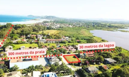 Terreno à venda na Das Bromélias, 05, Praia da Ferrugem, Garopaba, 445 m2 por R$ 850.000