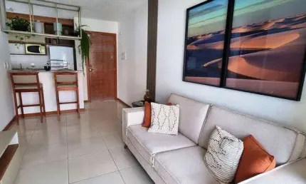 Apartamento para venda possui 57 metros quadrados com 2 quartos com suíte
