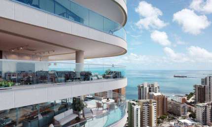 Manabu, Apartamento, 355m², 4 quartos, Meireles, Fortaleza /CE.