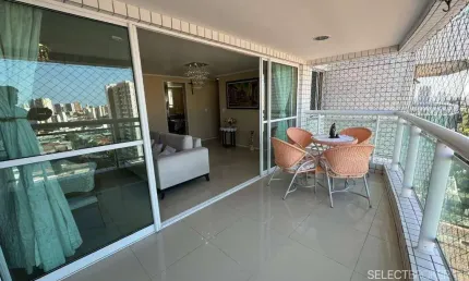 Ed. Vila Azinheira Clube Residencial, Apartamento, 117,00m², 3 Suítes, Fátima, Fortaleza/CE