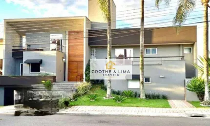 Sobrado com 4 dormitórios à venda, 455 m² por r$ 3.500.000,00 - condomínio altos da serra i - são josé dos campos/sp