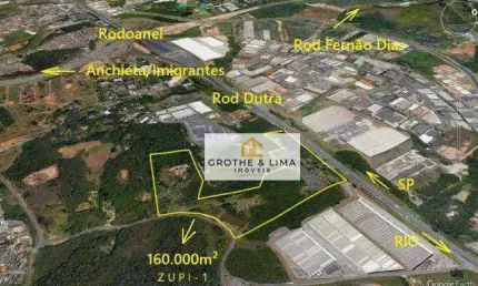 Área à venda, 160000 m² por R$ 58.000.000,00 - Nova Arujá - Arujá/SP