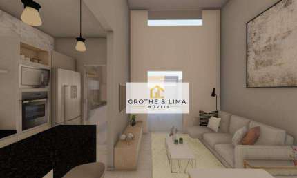 Casa com 2 dormitórios com suíte e churrasqueira  à venda, 85 m² por R$ 350.000 - Parque do Museu - Caçapava/SP