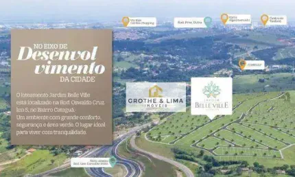Terreno à venda, 301 m² por R$ 155.000,00 - Loteamento Jardim Belle Ville - Taubaté/SP