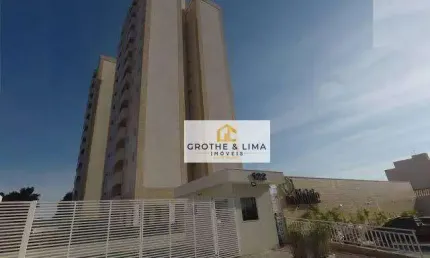 Apartamento com 2 dormitórios, sendo 1 suíte,  à venda, 65 m² por R$ 371.000 - Vila São José - Taubaté/SP