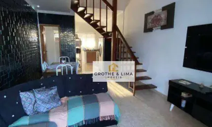 Sobrado com 2 Suítes à venda, 80 m² por R$ 400.000 - Balneário Recanto Do Sol - Caraguatatuba/SP