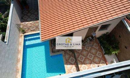 Casa com 3 dormitórios, espaço gourmet e piscina à venda, 141 m² - Cidade Nova - Pindamonhangaba/SP