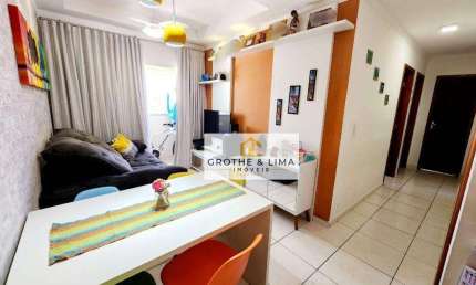 Lindo Apartamento com mobília e sacada com 2 dormitórios à venda, 52 m² por R$ 215.000 - Jardim da Luz - Taubaté/SP