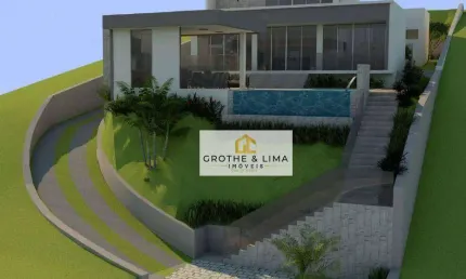 Casa com 4 dormitórios à venda, 376 m² por R$ 2.500.000,00 - Condominio Recanto Santa Barbara - Jambeiro/SP