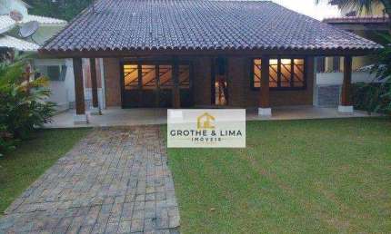 TOR050 - Casa praia, condomínio fechado, 5 dormitórios, 3 suítes, 256m² AC, terreno 360m² local excelente, fácil ac - Park Imperial - Caraguatatuba/SP
