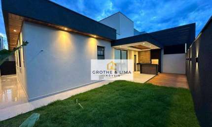 Novíssima casa térrea de 3 dormitórios, 1 suíte à venda, 150 m² - Condomínio Terras do Vale