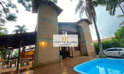 Casa com 3 dormitórios à venda, 156 m² por r$ 2.250.000,00 - lagoinha - ubatuba/sp