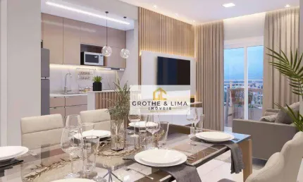 Apartamento com 2 dormitórios à venda, 65 m² por r$ 530.000,00 - parque industrial - são josé dos campos/sp