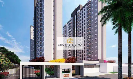 Apartamento com 2 dormitórios à venda, 46 m² - Parque Itamarati - Jacareí/SP
