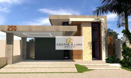 Oportunidade Casa Térrea com 4 dormitórios à venda, 175 m² por R$ 1.250.000 - Campos Do Conde - Tremembé/SP