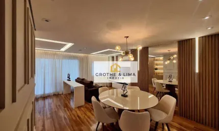 Luxuoso apartamento á venda no Jardim Aquarius com 143 m² , 3 dormitórios, andar alto e todo planejado!
