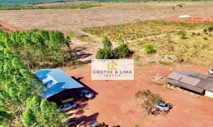 Vendo fazenda 250 alqueires com 700 hectares aberto plantando capim e milheto, milho a 55 km de Araguaína/TO.
