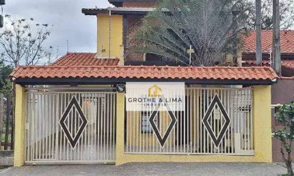Sobrado Lindo TOP 3 dorm, suíte, AC: 214 m² excelente local perto de tudo, fácil acesso a via Dutra e centro - Jardim Altos de Santana II - Jacareí/SP
