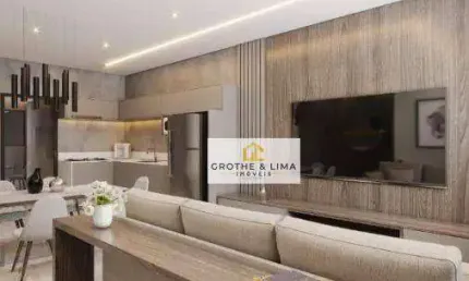 Casa em construção com 3 dormitórios, 1 suíte à venda, 82 m² - Jardim Pitangueiras - Caçapava/SP