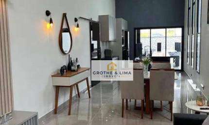 Casa com 3 dormitórios, 1 suíte à venda, 142 m² - Residencial Malibu - Caçapava/SP