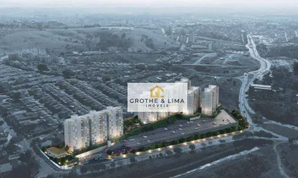 Apartamento novo com 2 dormitórios à venda, 44 m² - Jardim Paraíso - Jacareí/SP