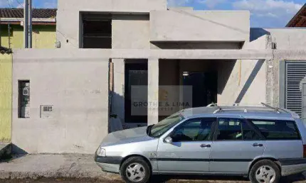 Casa térrea em construção; 3 dormitórios à venda, 103 m² - Residencial Parque dos Sinos - Jacareí/SP