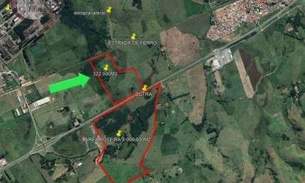 Área à venda, 322000 m² por R$ 41.860.000,00 - Pirapitingui - Roseira/SP