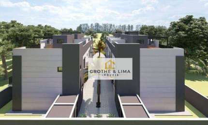 Terreno em condomínio fechado à venda na Rua José Linhares, Recanto Som do Mar, Caraguatatuba, 772 m2 por R$ 900.000