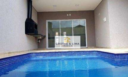 Casa com 3 dormitórios à venda, 98 m²- Village das Flores - Caçapava/SP