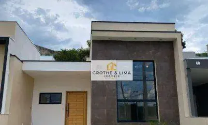 Novíssima casa térrea de 3 dormitórios, suite à venda, 130 m² - Condomínio Vila Romana - Pindamonhangaba/SP