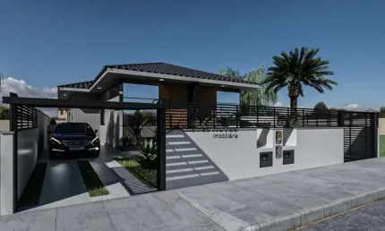 Casa com 3 quartos à venda na Ponte do Imaruim, Palhoça  por R$ 550.000