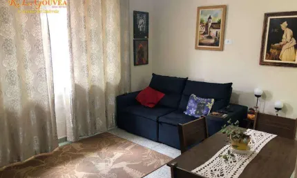 Excelente apartamento à venda há 3 quadras da praia da pompéia por r$379.000,00!!!!!!!!!